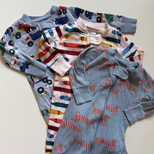 Lot of Hanna Andersson Zip Sleepers